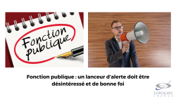 Lanceur d'alerte fonction publique